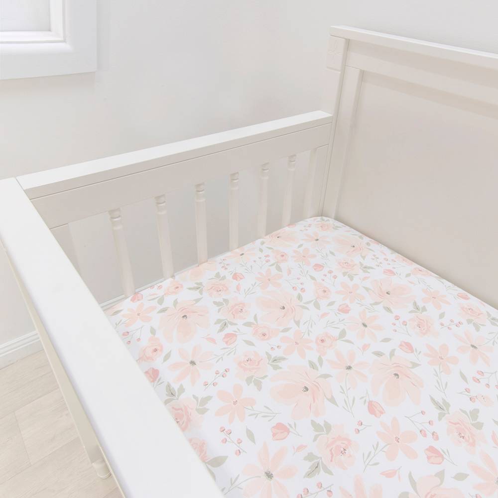 Lolli Living Sateen Fitted Cot Sheet - 135 x 75cm