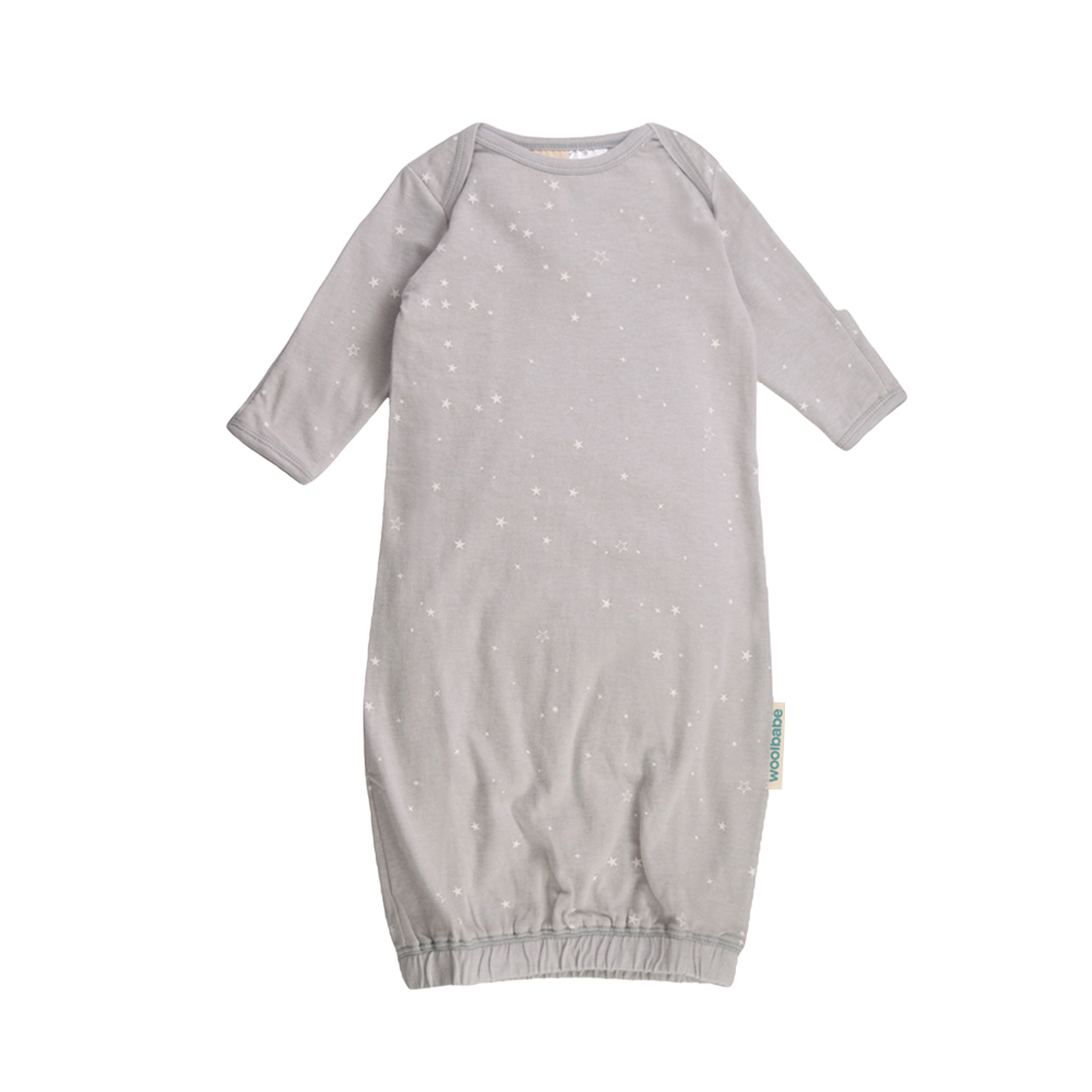 Woolbabe Merino/Organic Cotton Gown - Limited Edition