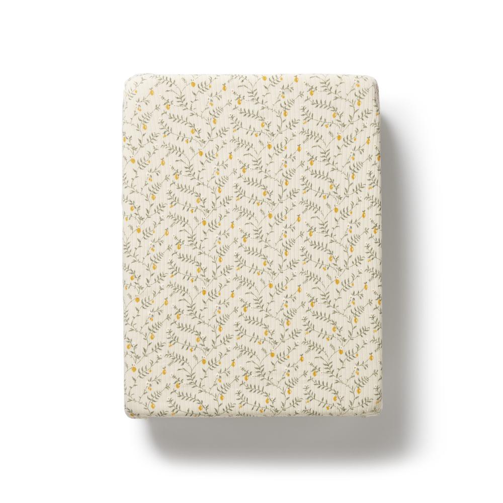 Wilson & Frenchy Organic Bassinet Fitted Sheet - 80 x 40cm