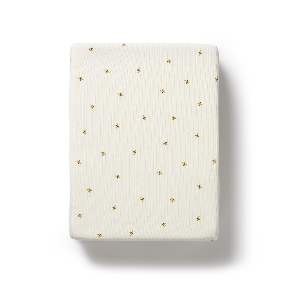 Wilson & Frenchy Organic Bassinet Fitted Sheet - 80 x 40cm
