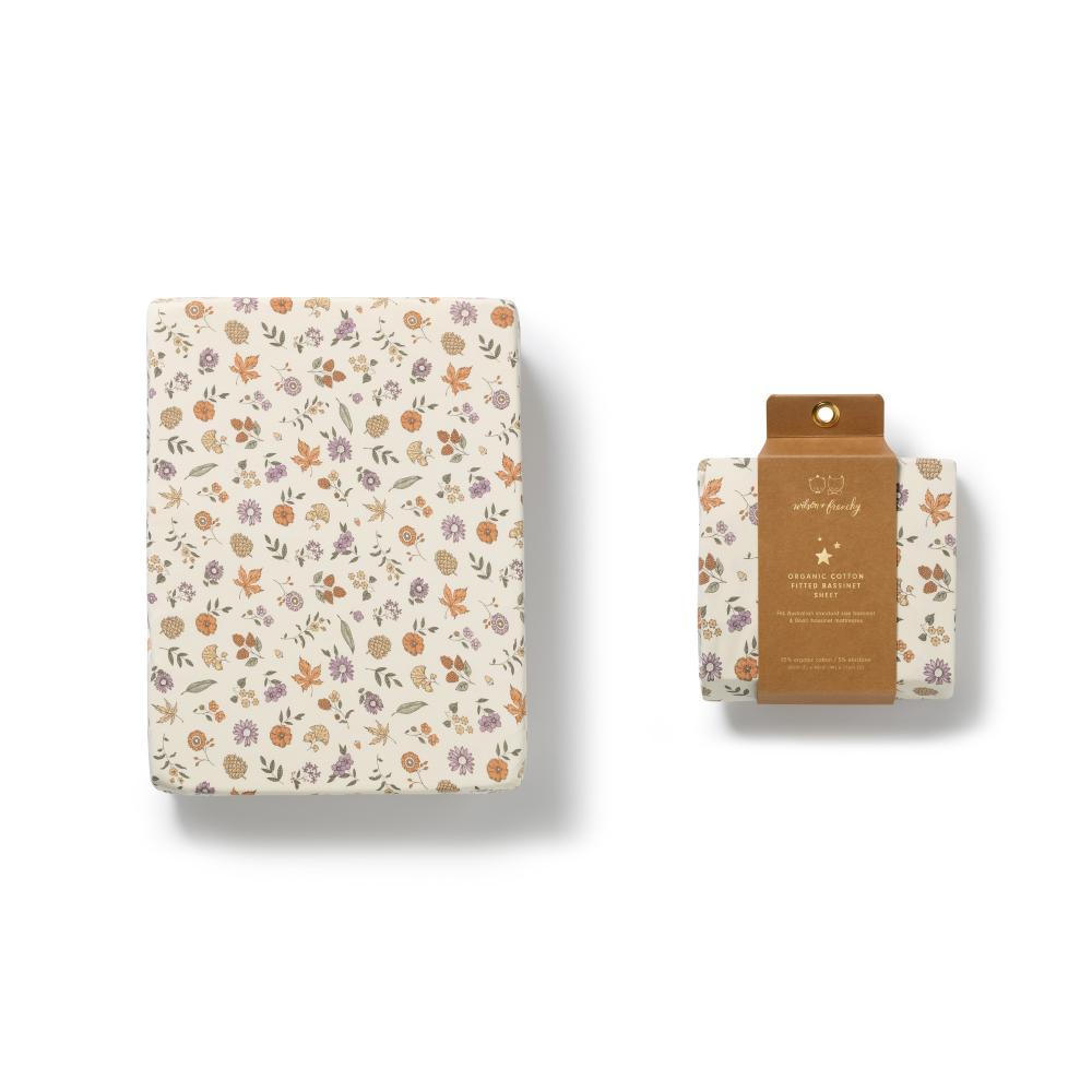 Wilson & Frenchy Organic Bassinet Fitted Sheet - 80 x 40cm