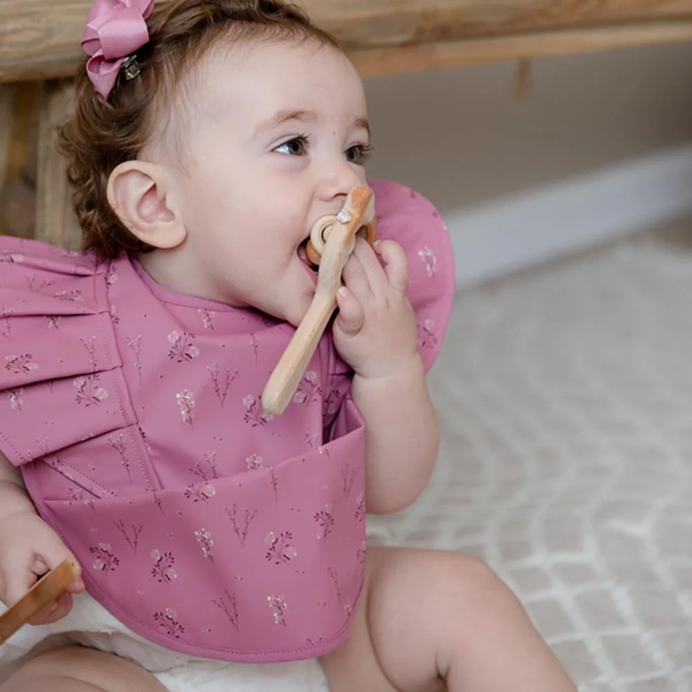 Snuggle Hunny Waterproof Snuggle Bib with Frill