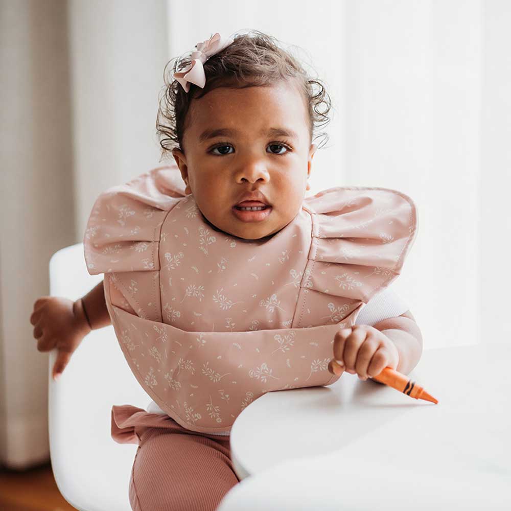 Snuggle Hunny Waterproof Snuggle Bib with Frill