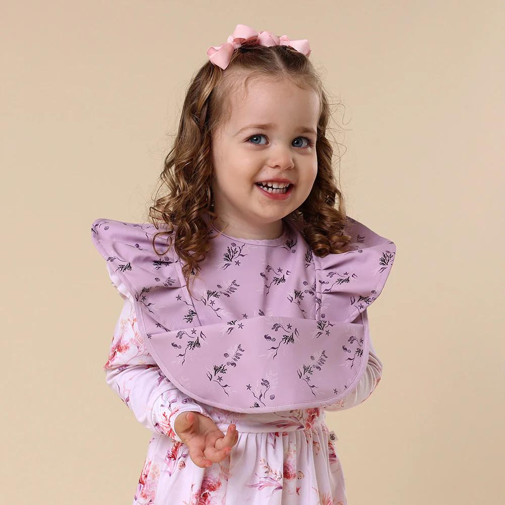 Snuggle Hunny Waterproof Snuggle Bib with Frill