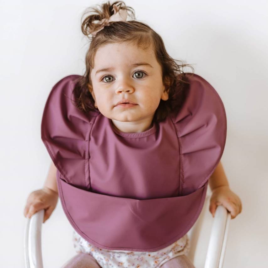 Snuggle Hunny Waterproof Snuggle Bib with Frill