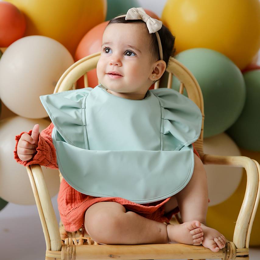 Snuggle Hunny Waterproof Snuggle Bib with Frill