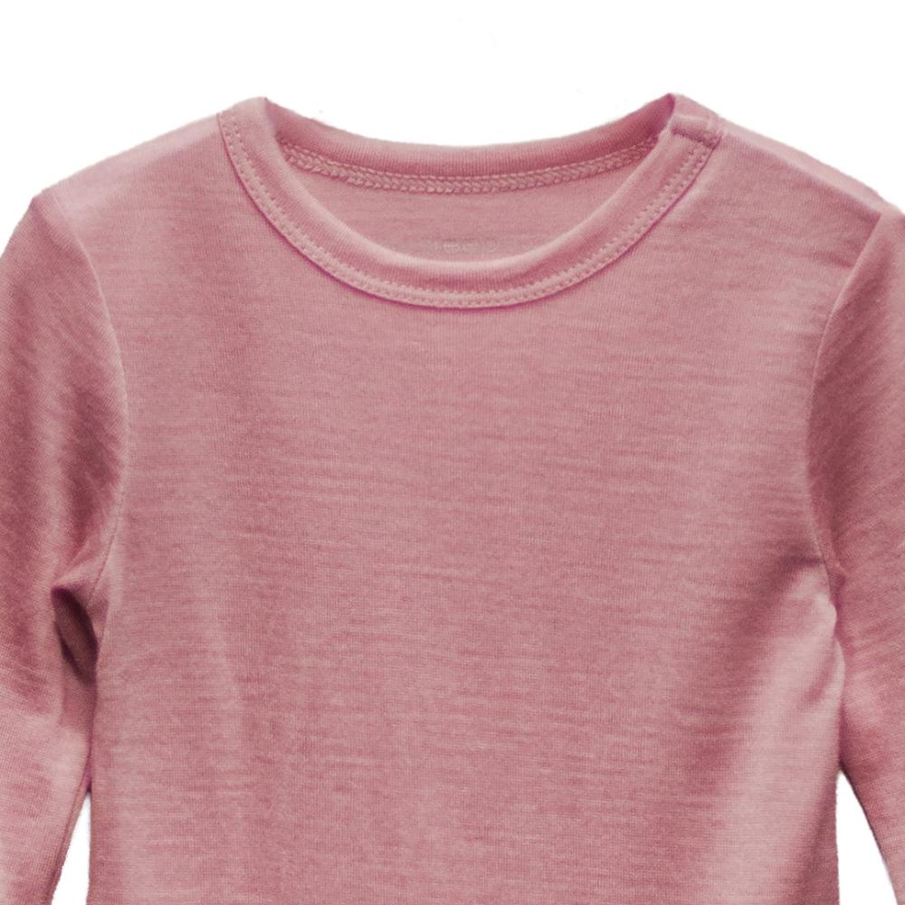 The Sleep Store Jersey New Zealand Merino Wool Long Sleeve Bodysuit - Newborn - 2 years