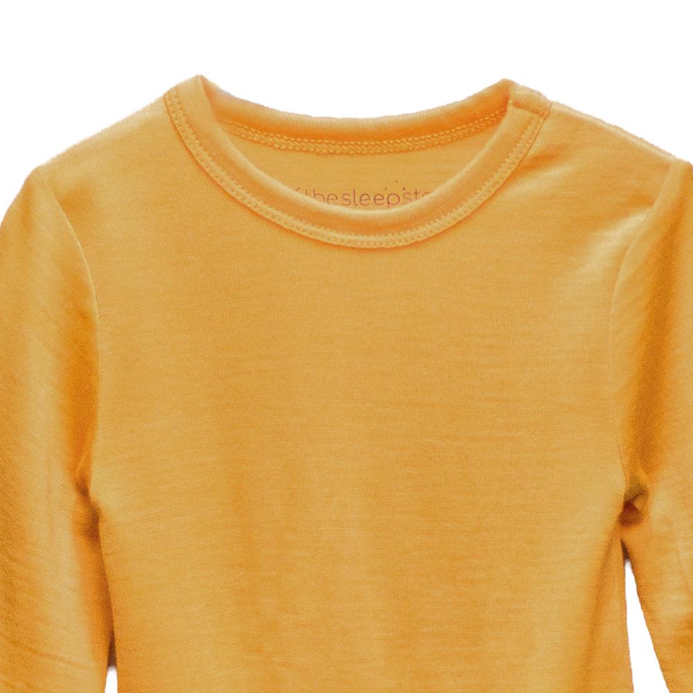 The Sleep Store Jersey New Zealand Merino Wool Long Sleeve Bodysuit - Newborn - 2 years