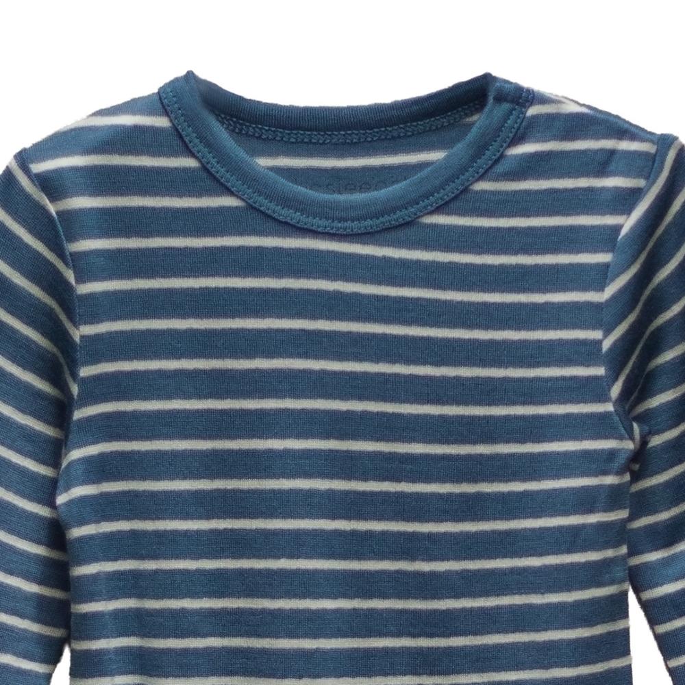 The Sleep Store Jersey New Zealand Merino Wool Long Sleeve Bodysuit - Newborn - 2 years