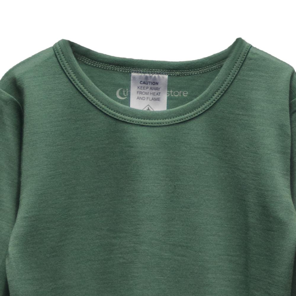 The Sleep Store Jersey New Zealand Merino Wool Long Sleeve Top - 2-4 years