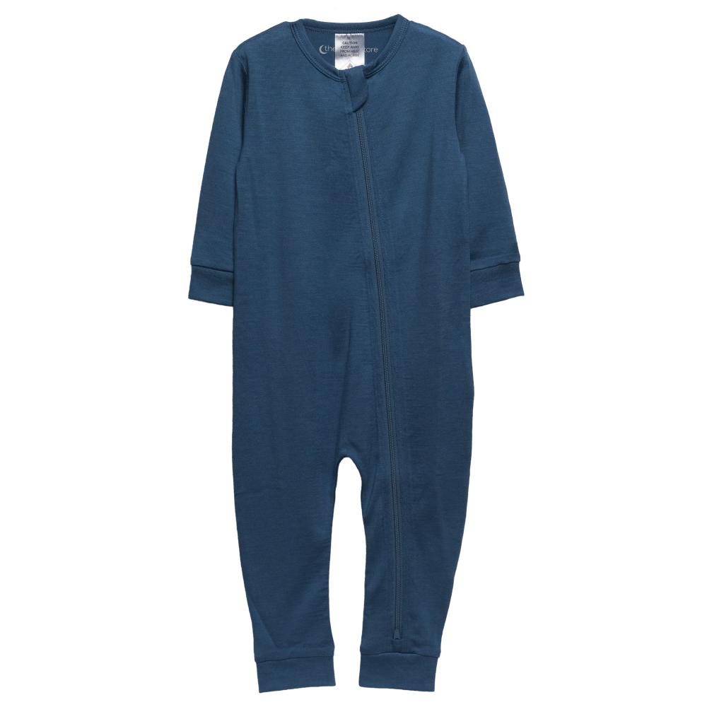 The Sleep Store Jersey New Zealand Merino Wool Zipsuit - Newborn - 3 years