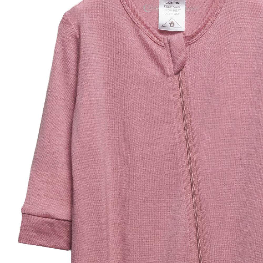 The Sleep Store Jersey New Zealand Merino Wool Zipsuit - Newborn - 3 years