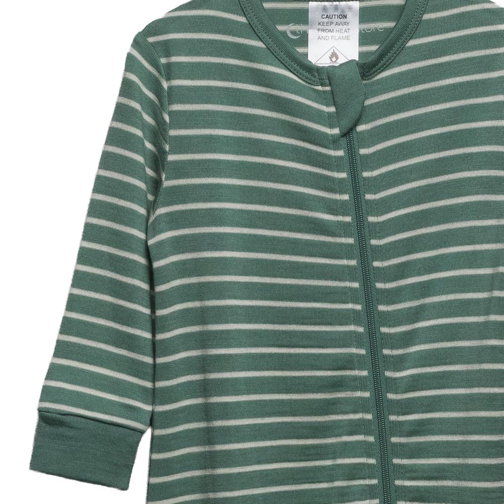 The Sleep Store Jersey New Zealand Merino Wool Zipsuit - Newborn - 3 years
