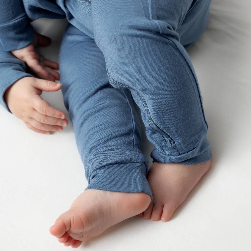The Sleep Store Jersey New Zealand Merino Wool Zipsuit - Newborn - 3 years
