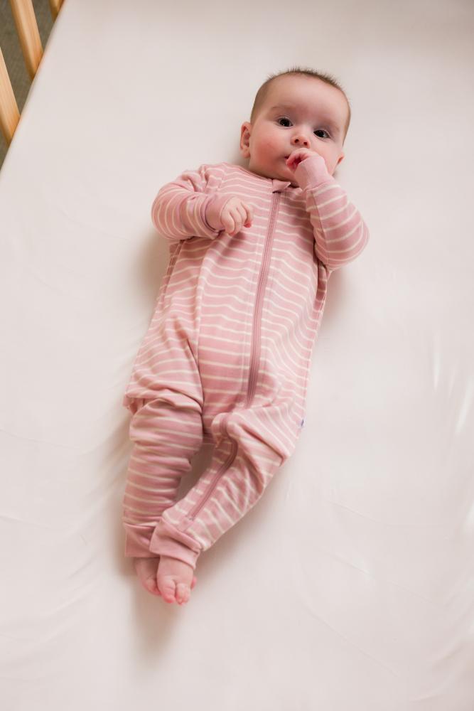 The Sleep Store Jersey New Zealand Merino Wool Zipsuit - Newborn - 3 years