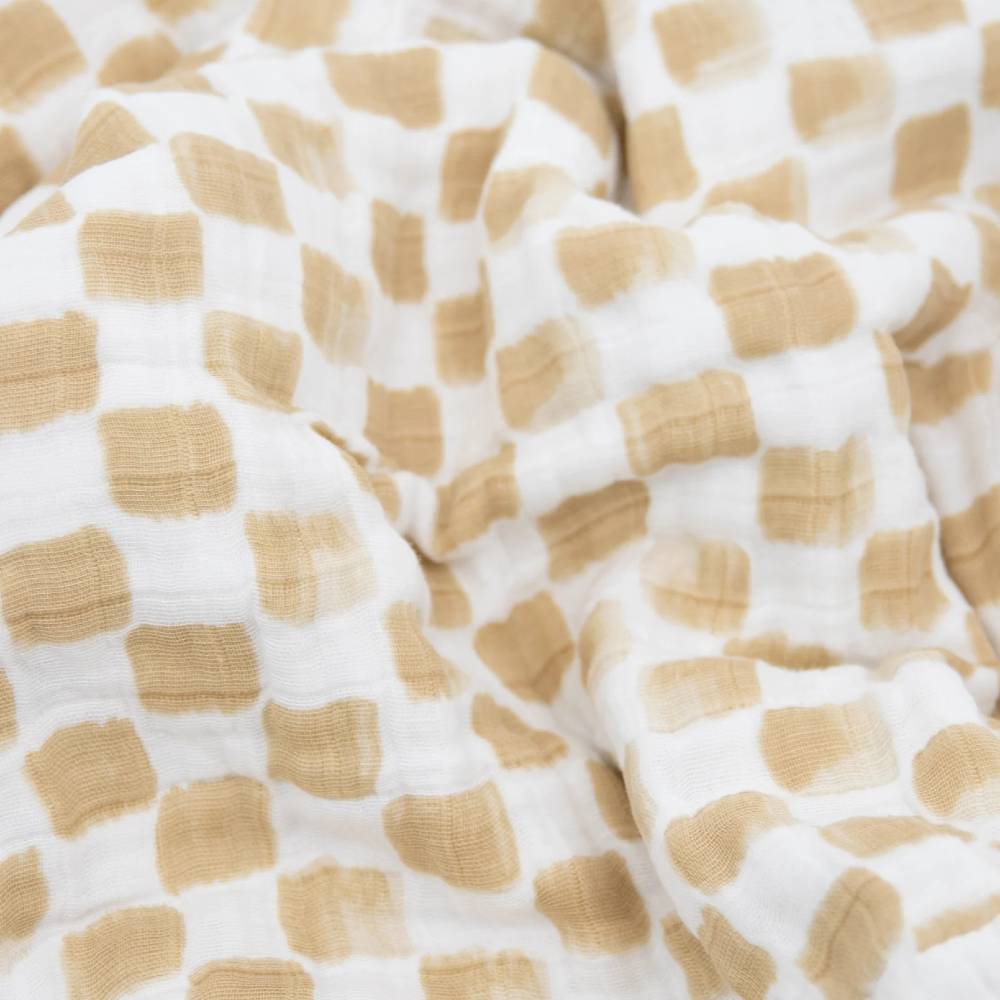 Quilted Cotton Muslin Baby Blanket