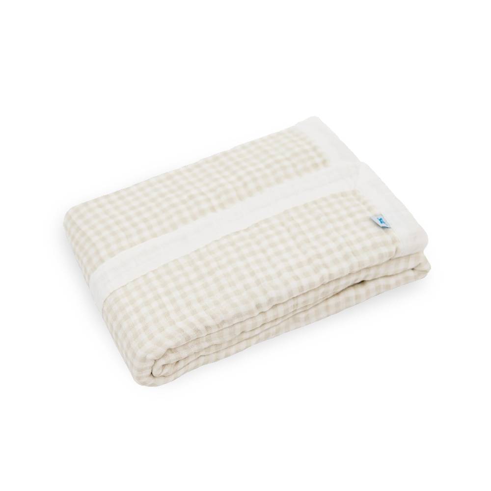 Quilted Cotton Muslin Baby Blanket