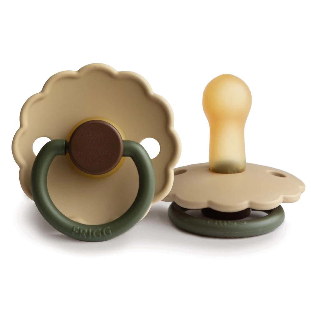 FRIGG Daisy Latex Pacifier 2pk