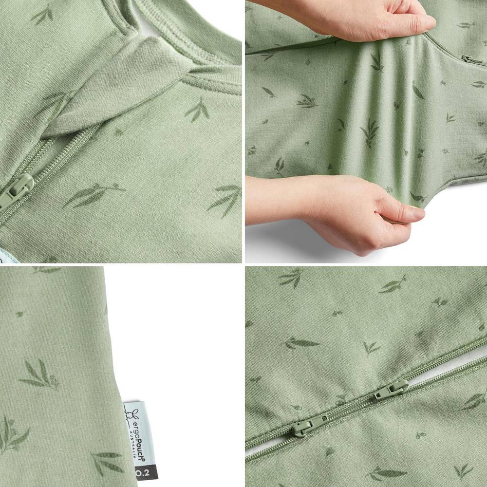 ergoPouch 0.2 tog Organic Hip Harness Jersey Sleeping Bag