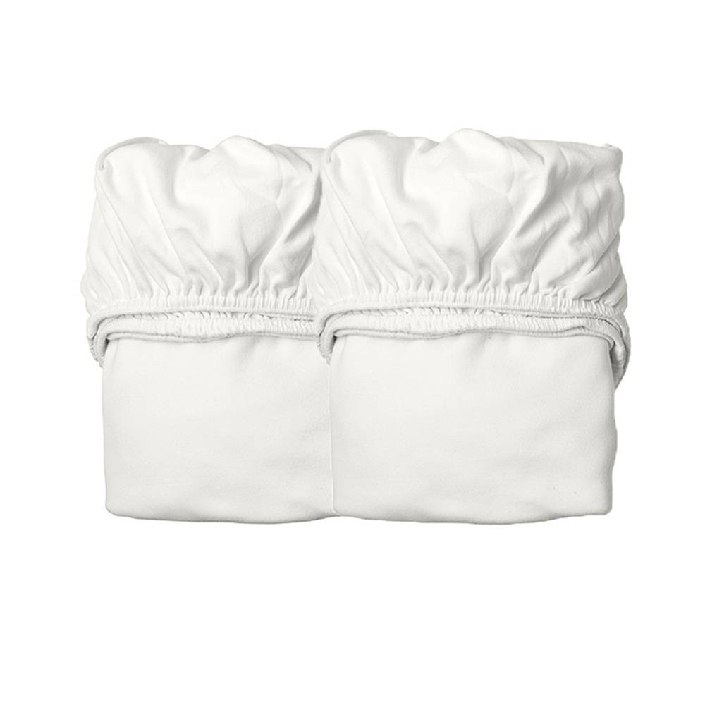 Leander Organic Fitted Junior Bed / Large Cot Sheet 2pk - 140 x 70cm