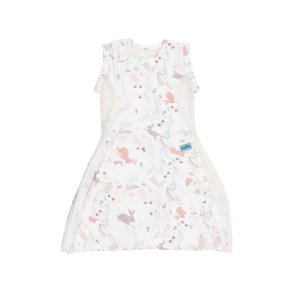 Purflo Swaddle to Sleep Bag - Lightweight 0.5 tog - Clearance