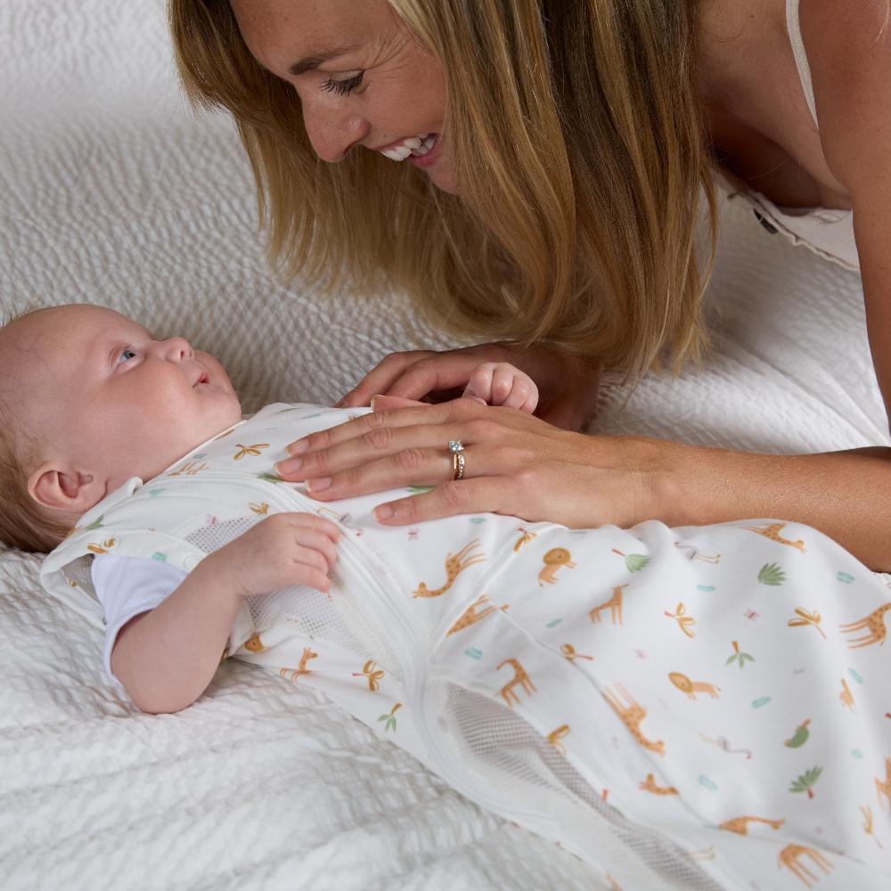 Purflo Swaddle to Sleep Bag - Lightweight 0.5 tog