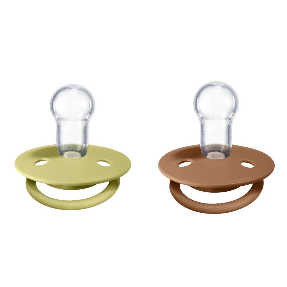 BIBS De Lux Silicone Colour Mix 2pk - One Size