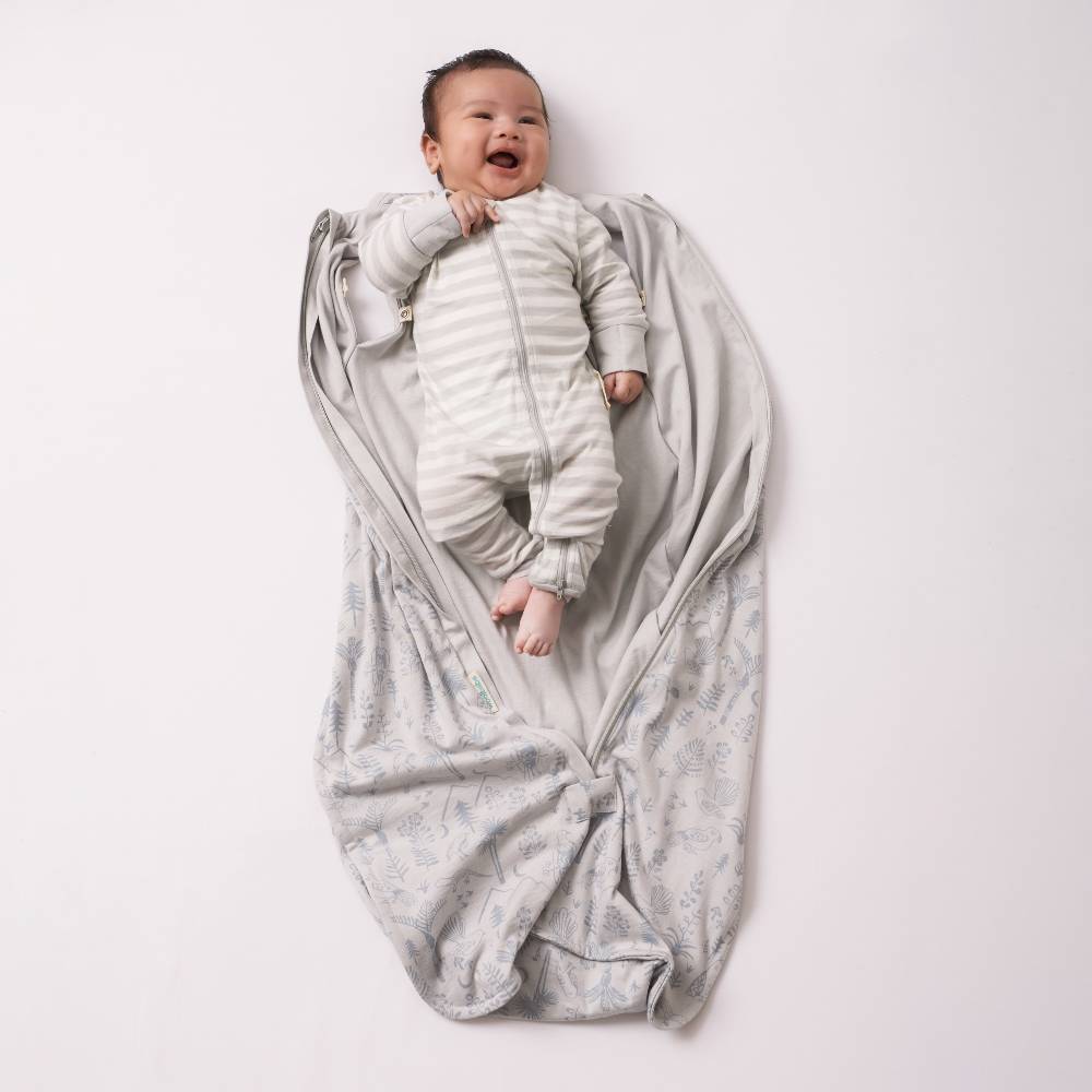 Woolbabe 3 Seasons Front Zip Sleeping Bag - Vintage