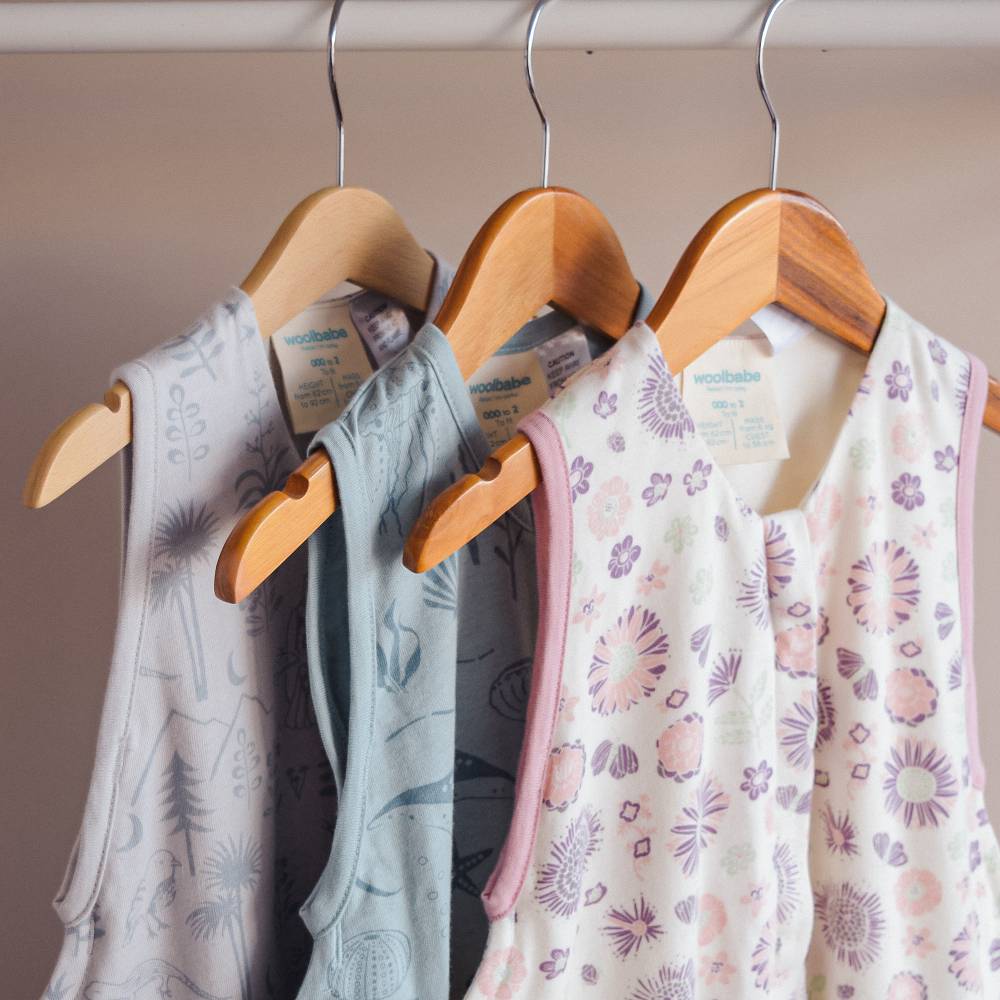 Woolbabe 3 Seasons Front Zip Sleeping Bag - Vintage