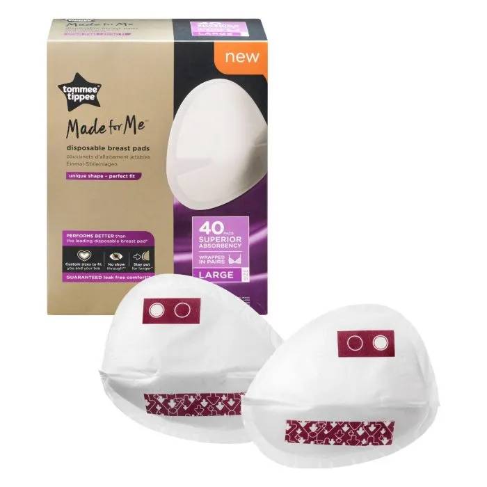 Tommee Tippee Made for Me Disposable Breast Pads 40pk