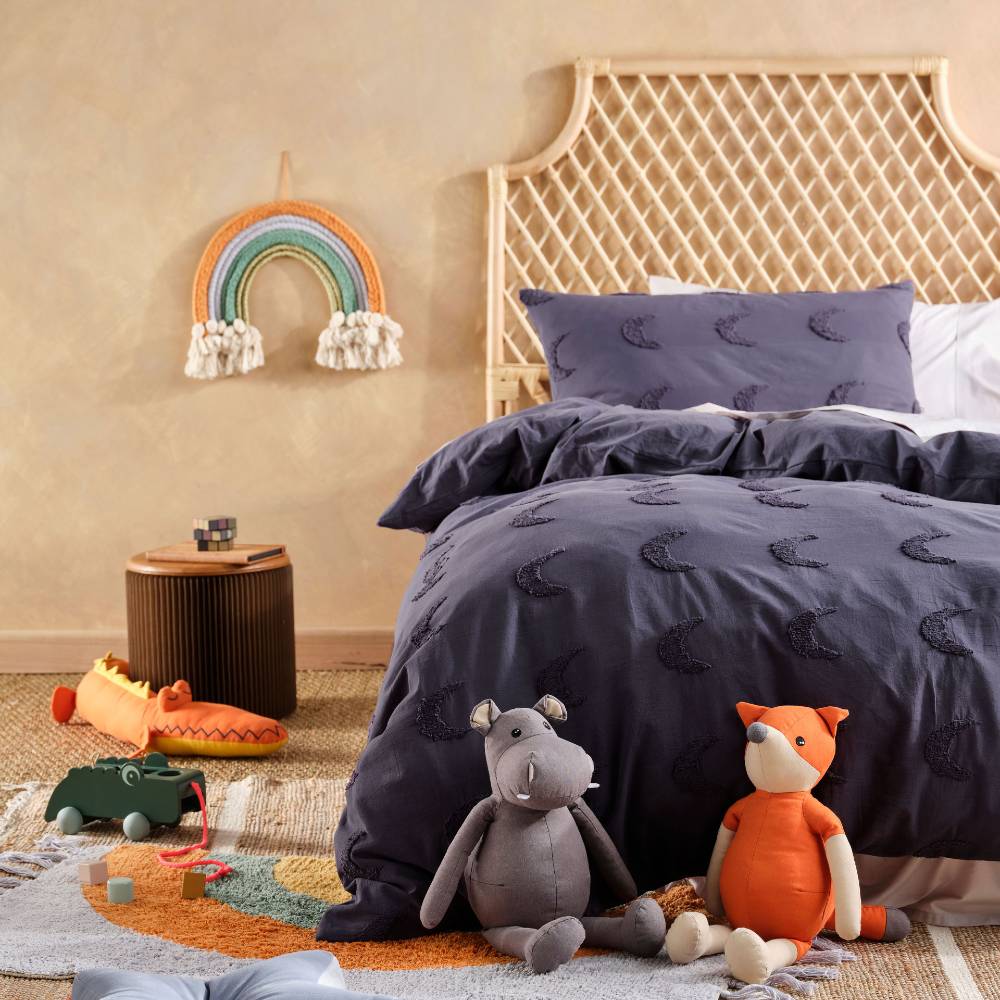 Squiggles Duvet Cover - Moon Gaze - Clearance