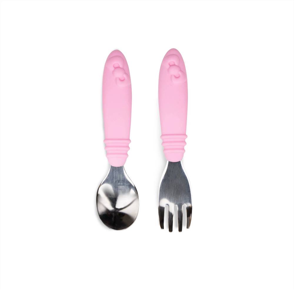 Bumkins Spoon and Fork Set - Hello Kitty