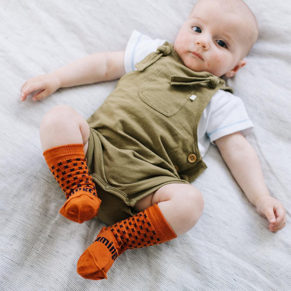 Lamington Baby Crew Merino Socks - Seasonal Range