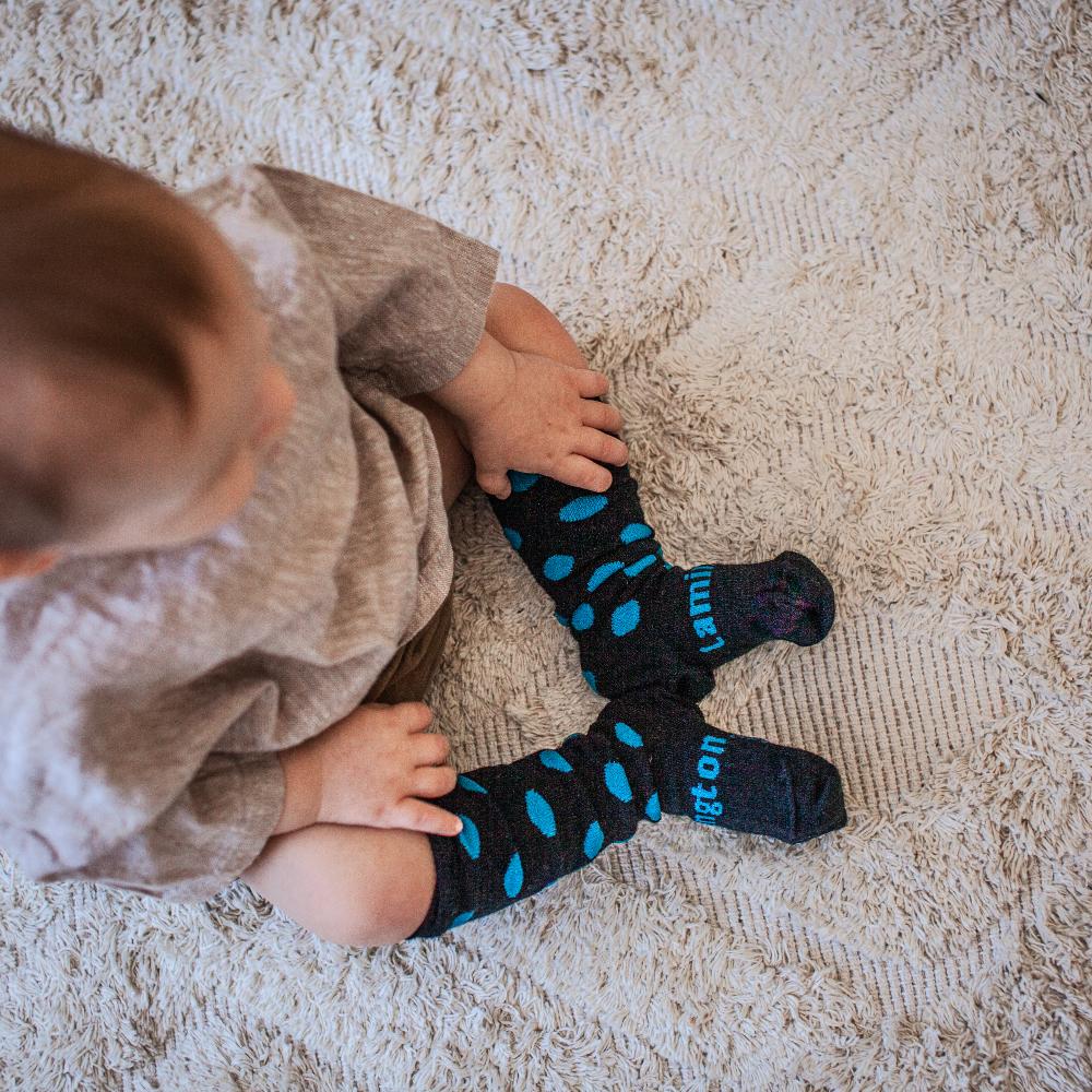 Lamington Baby Knee-High Merino Socks