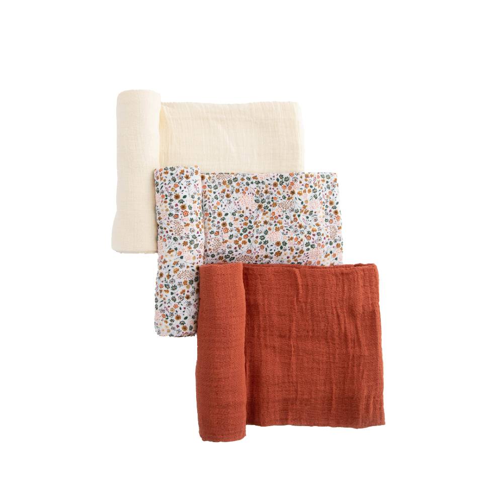 Little Unicorn Cotton Muslin Swaddle 3pk - Clearance