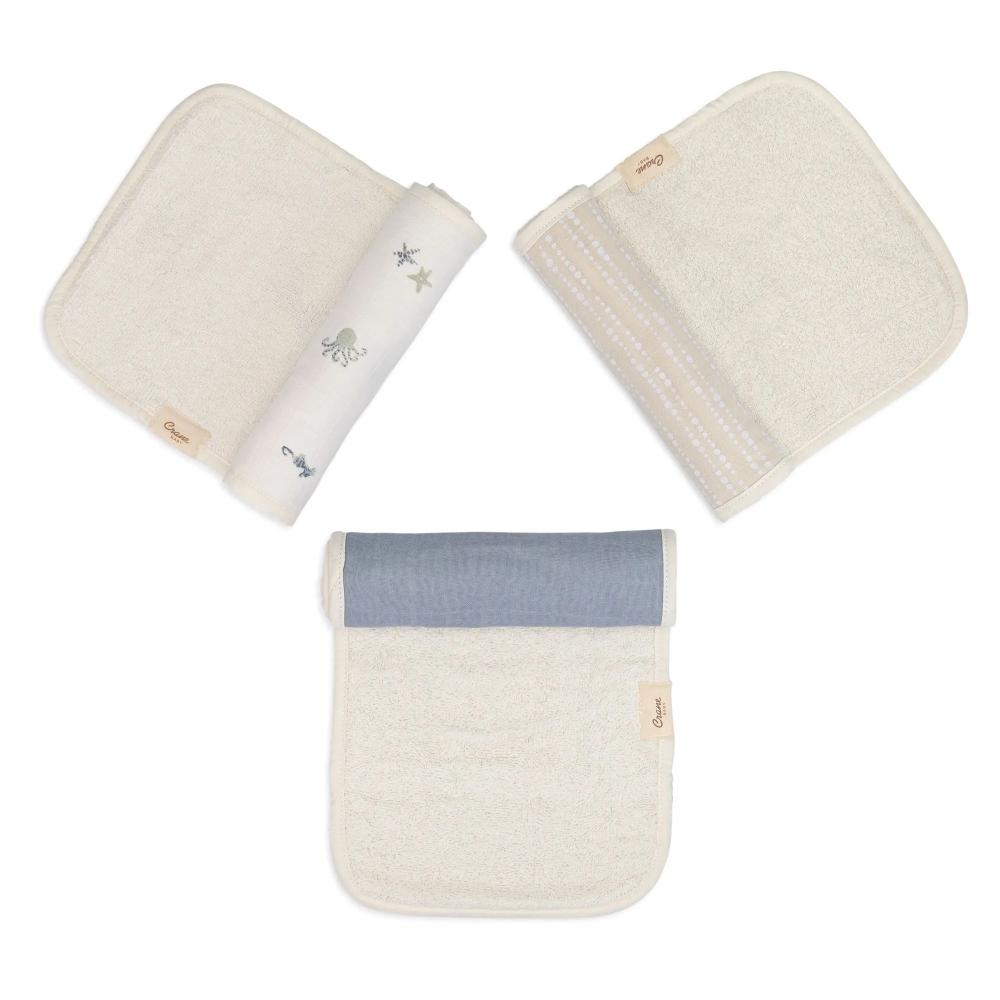 Crane Baby Burp Cloths - 3 Pack