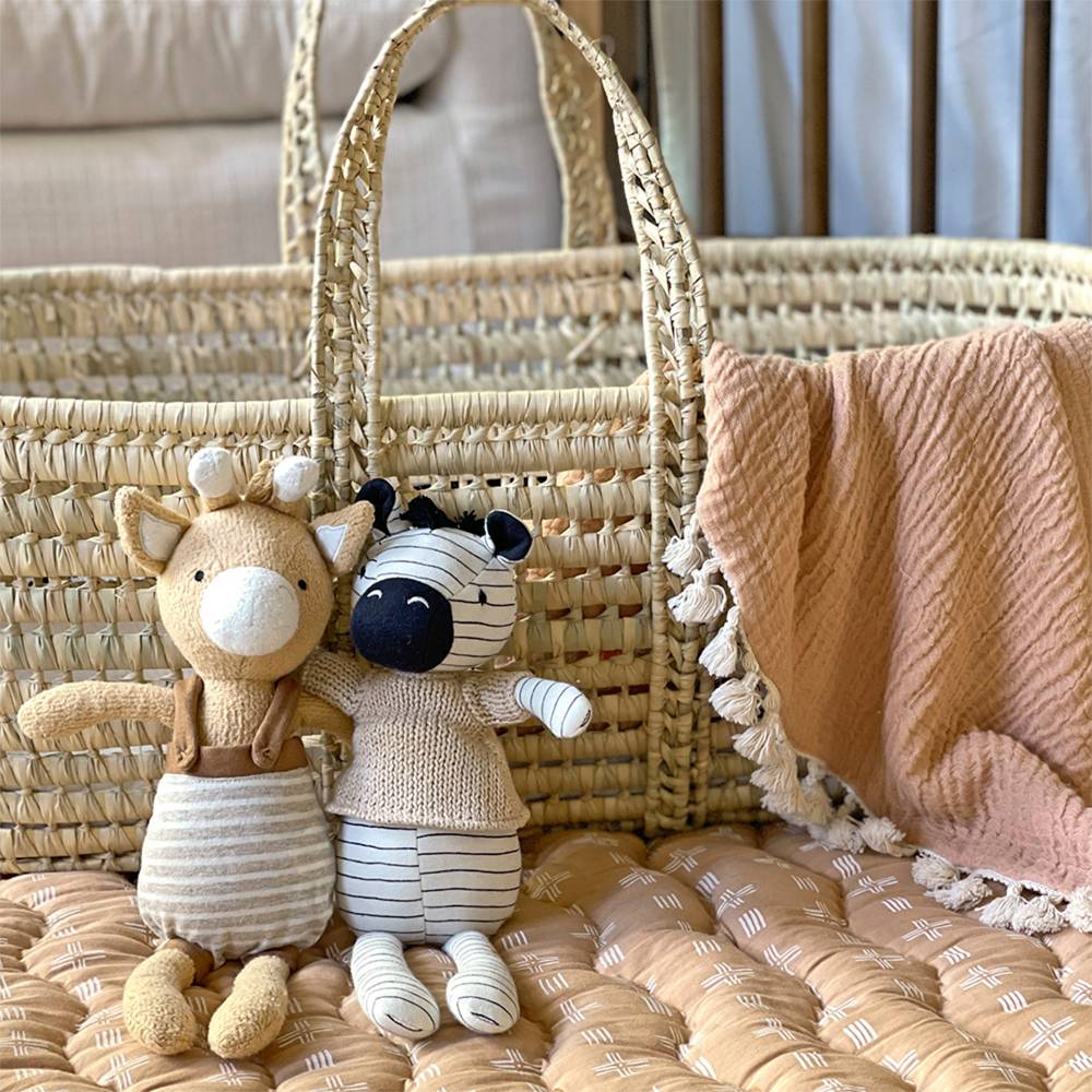 Crane Baby Plush Toy - Kendi - Zulu Zebra - Clearance