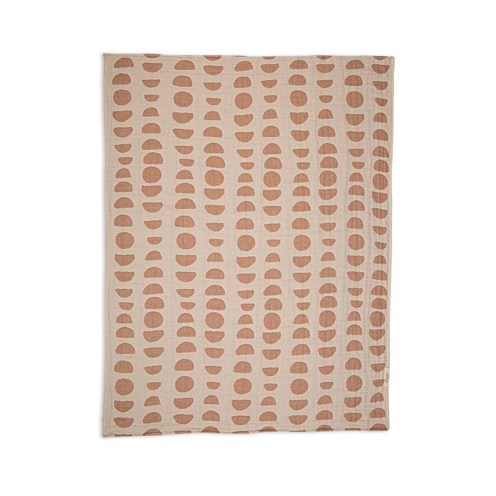 Crane Baby Jacquard Blanket - Kendi - Copper Moon Phase