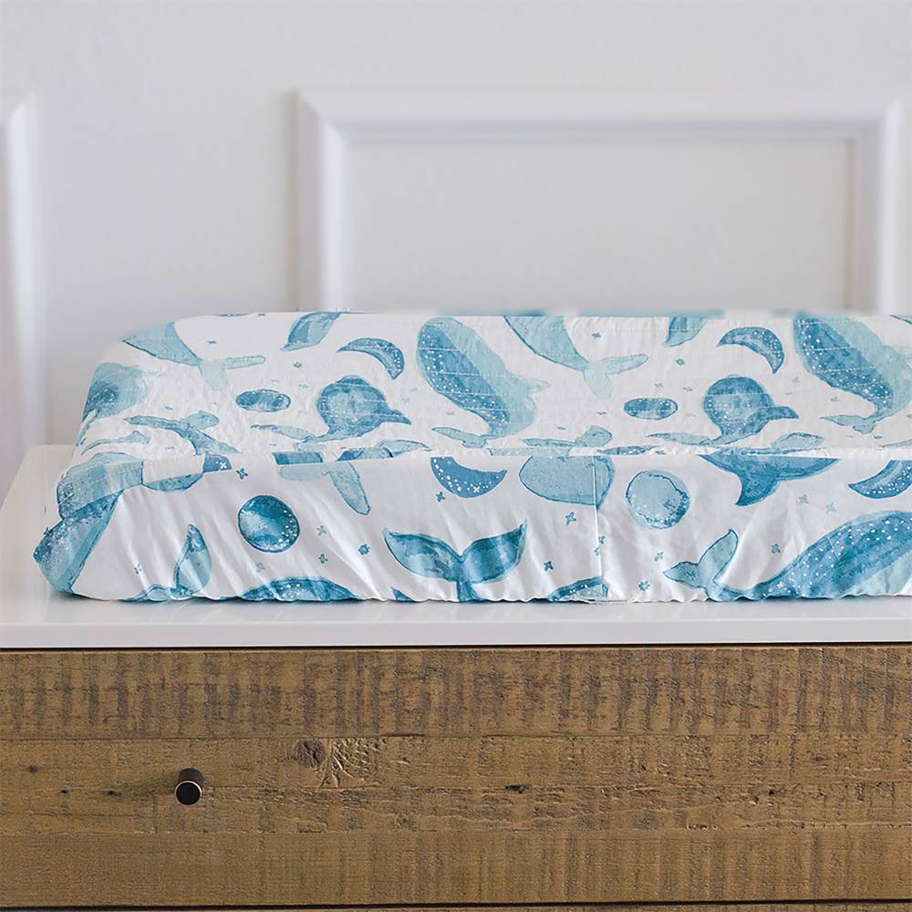 Crane Baby Quilted Change Pad Cover - Clearance