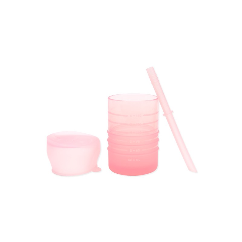 Bumkins Silicone Straw Cup with Lid