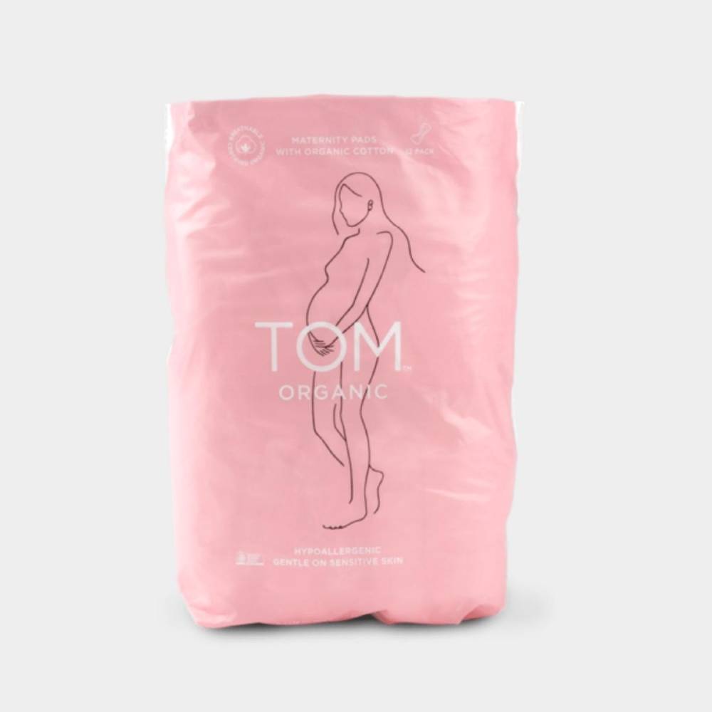 TOM Organic Maternity Pads - 12 Pack