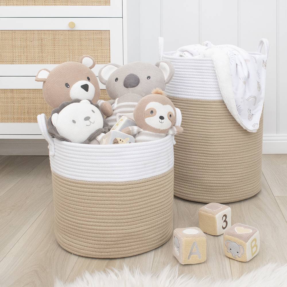 Living Textiles Cotton Rope Hamper - Medium