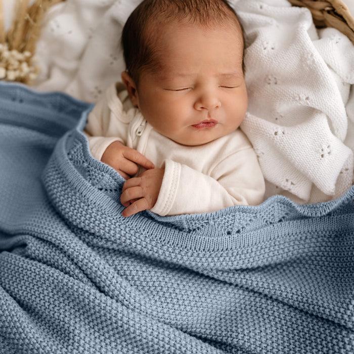 Mod & Tod Scalloped Edge Heirloom Blanket