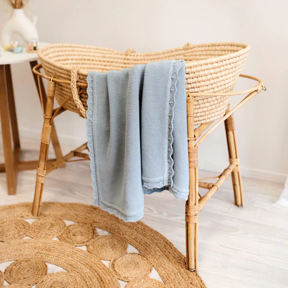 Mod & Tod Scalloped Edge Heirloom Blanket