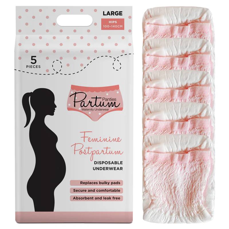 Partum Panties Disposable Maternity Underwear - 5 pack