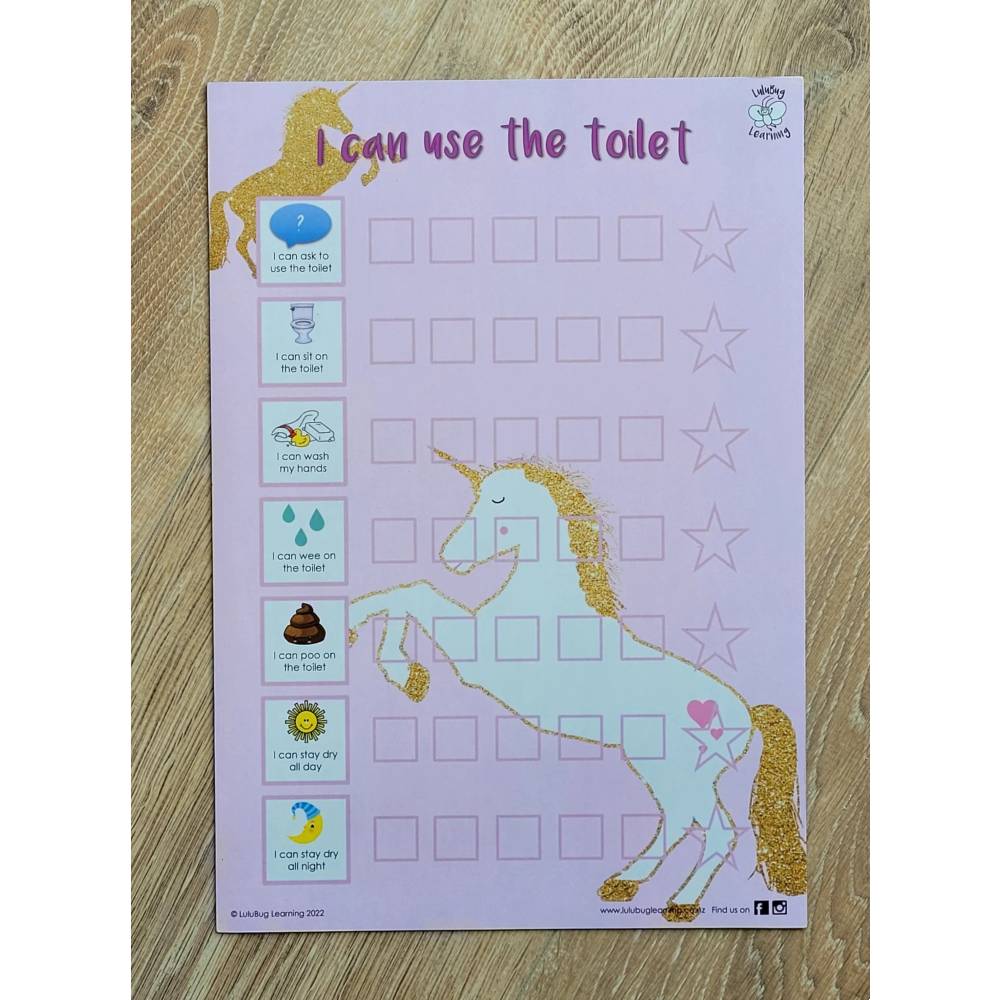 Toilet Training Chart with Marker