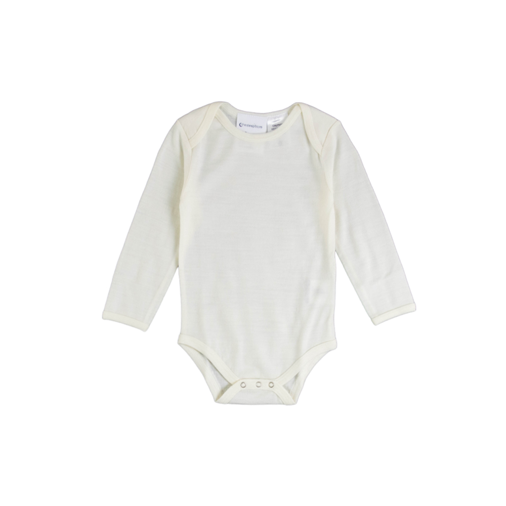 Jersey Merino - Long Sleeve Bodysuit - Clearance Colours