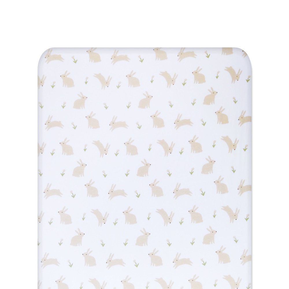 Baby Basics Bassinet Fitted Sheet / Change Pad Cover - 80 x 40cm