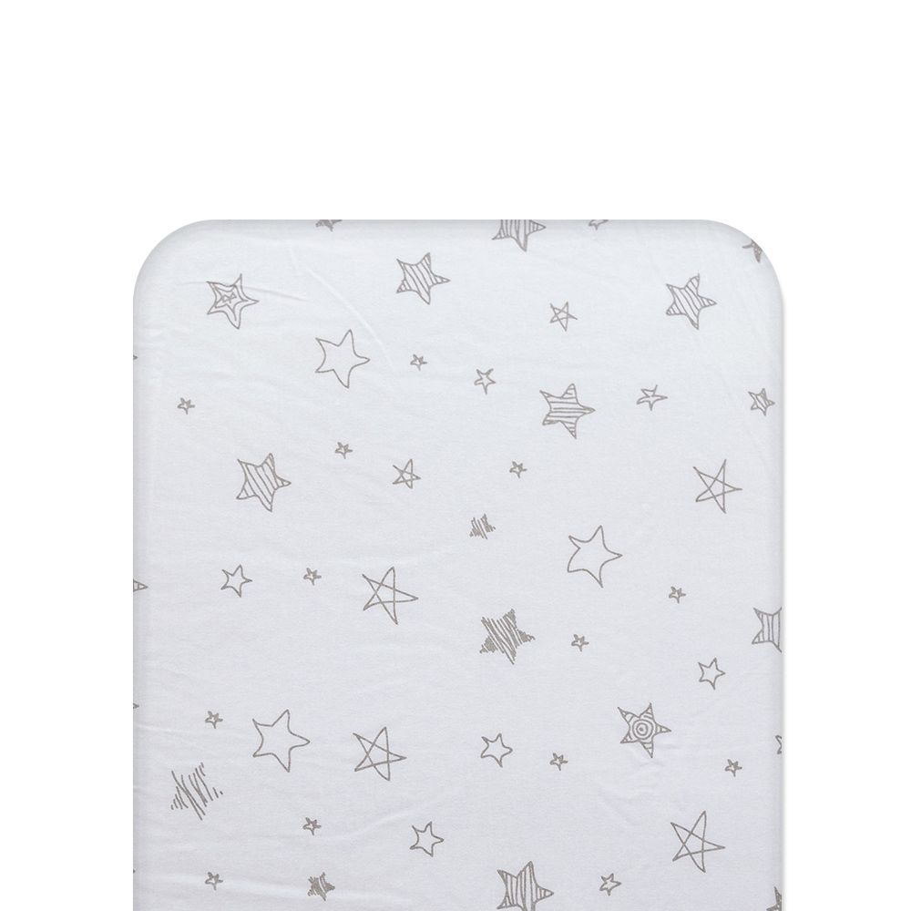 Baby Basics Bassinet Fitted Sheet / Change Pad Cover - 80 x 40cm