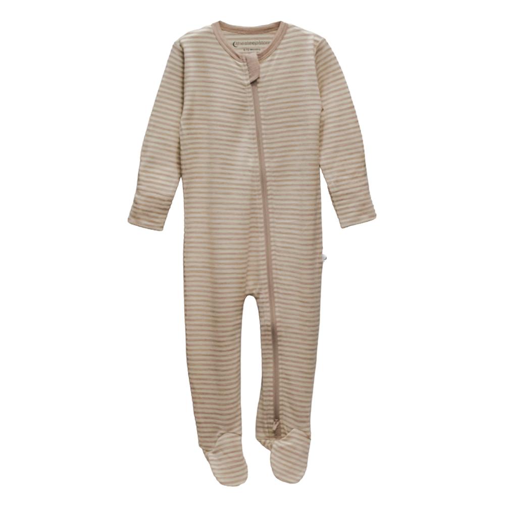 The Sleep Store Jersey New Zealand Merino Wool Footed Zipsuit - Newborn - 6-12 months